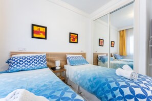2 habitaciones, wifi gratis y ropa de cama 