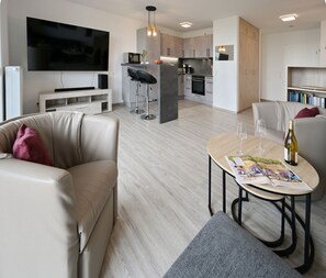 Tv och en stereo