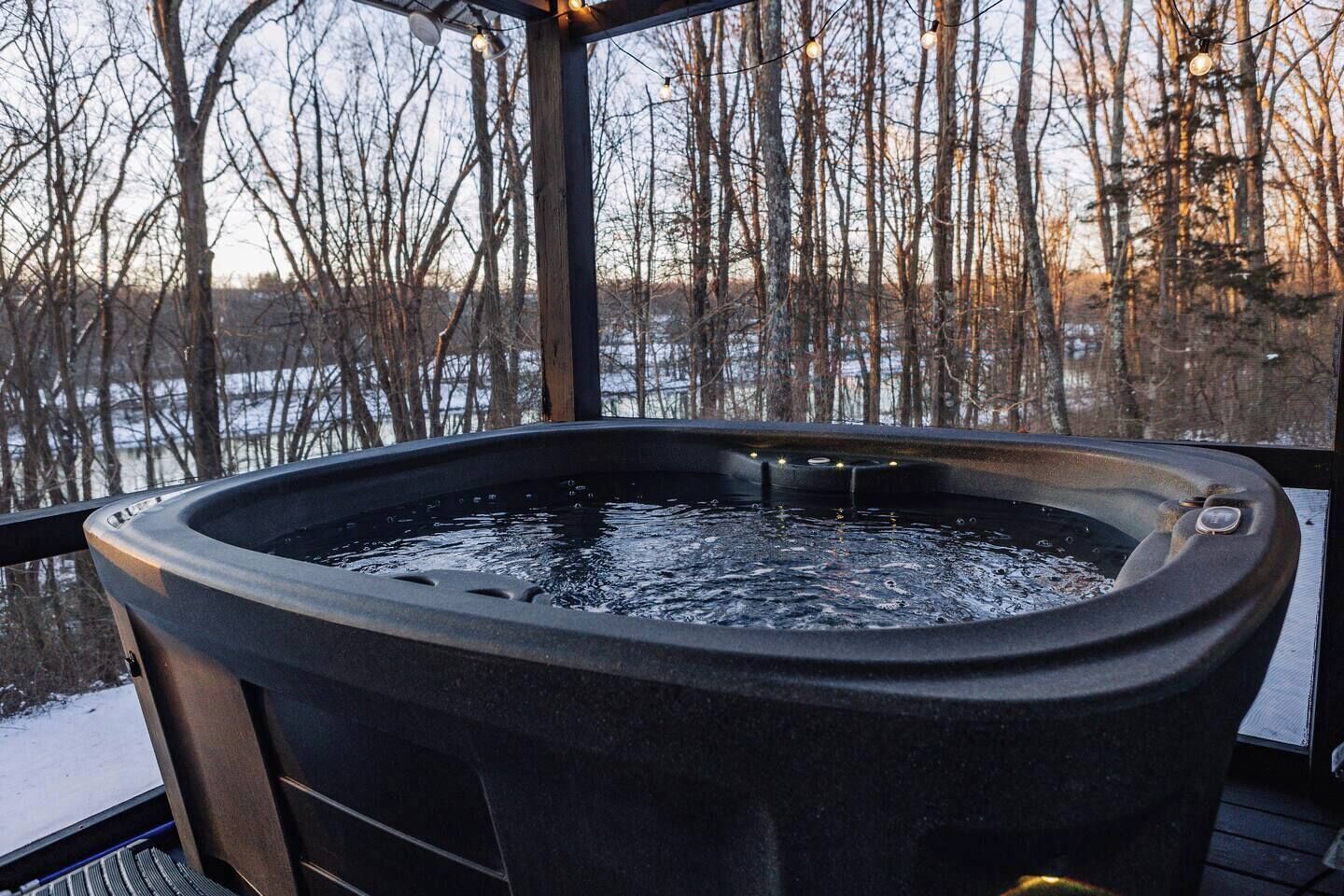 Idromassaggio all'aperto