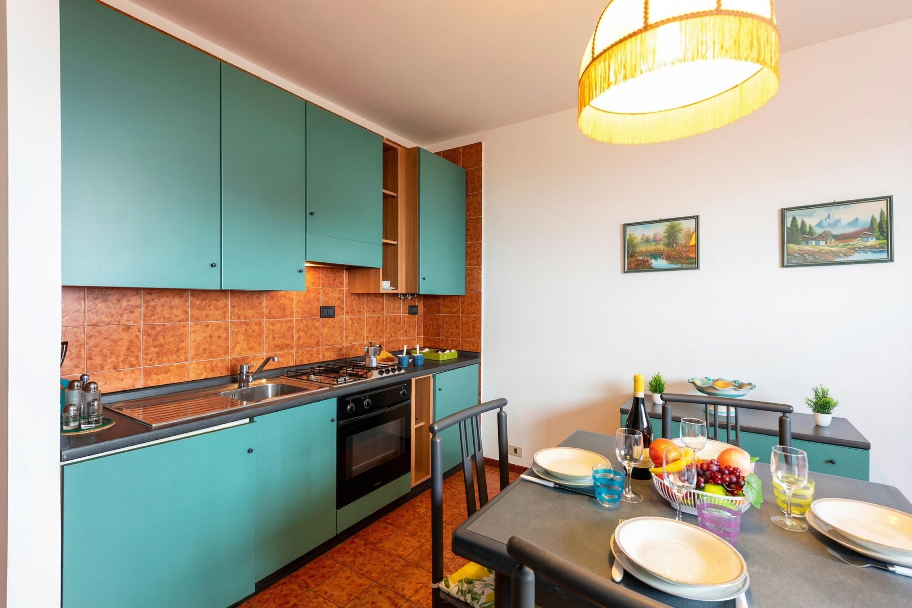 Kitchen and dining area
