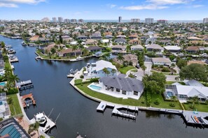 Exterior - New Construction, Immaculate Canal Home; Wide Water Views, Pool, Spa, Dock & More ~Great Location! (Marco Island)