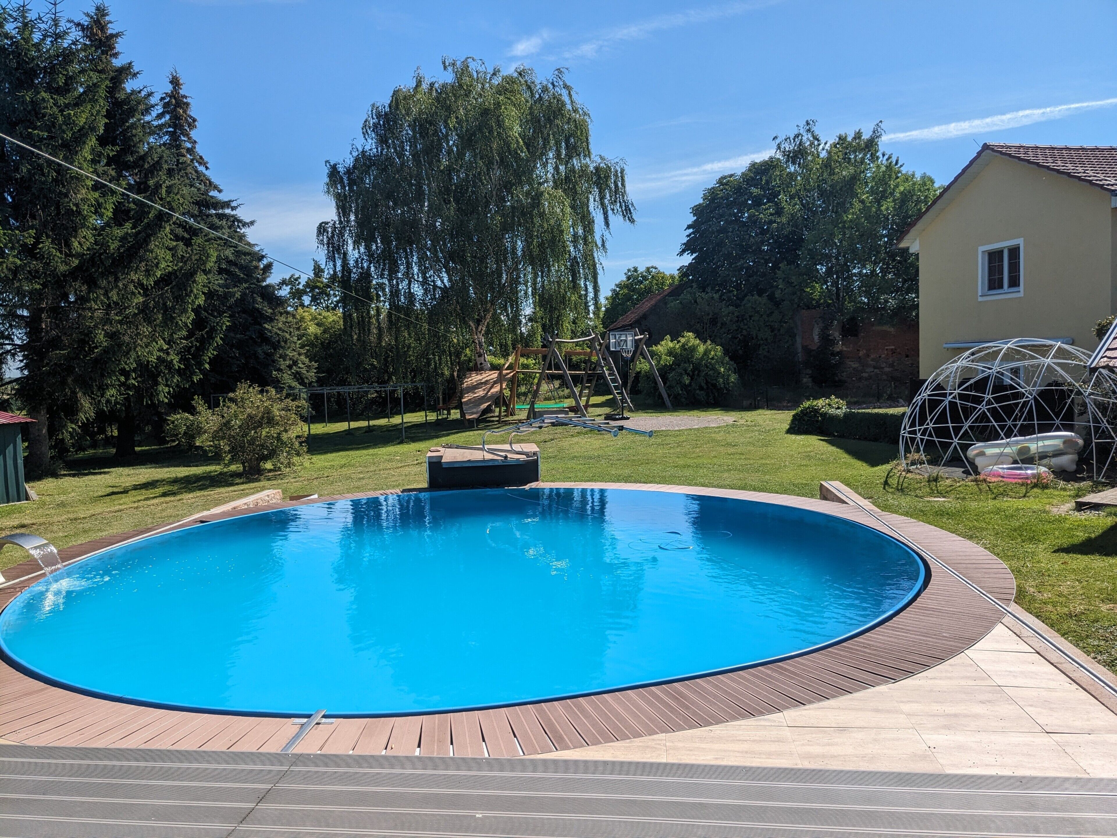 Beheizter Pool