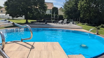 Una piscina riscaldata