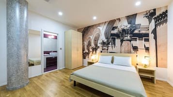 Classic Double Room Part 1 | Hypo-allergenic bedding, down duvets, in-room safe, desk