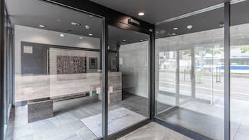 Overnatningsstedets facade