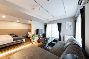 Basic Apartment | Living area | Flat-screen TV - NOBLE (Sapporo)
