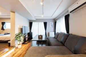 Basic Apartment | Living area | Flat-screen TV