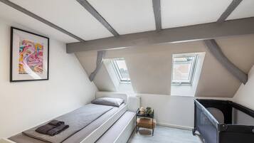 2 bedrooms, iron/ironing board, free WiFi, bed sheets