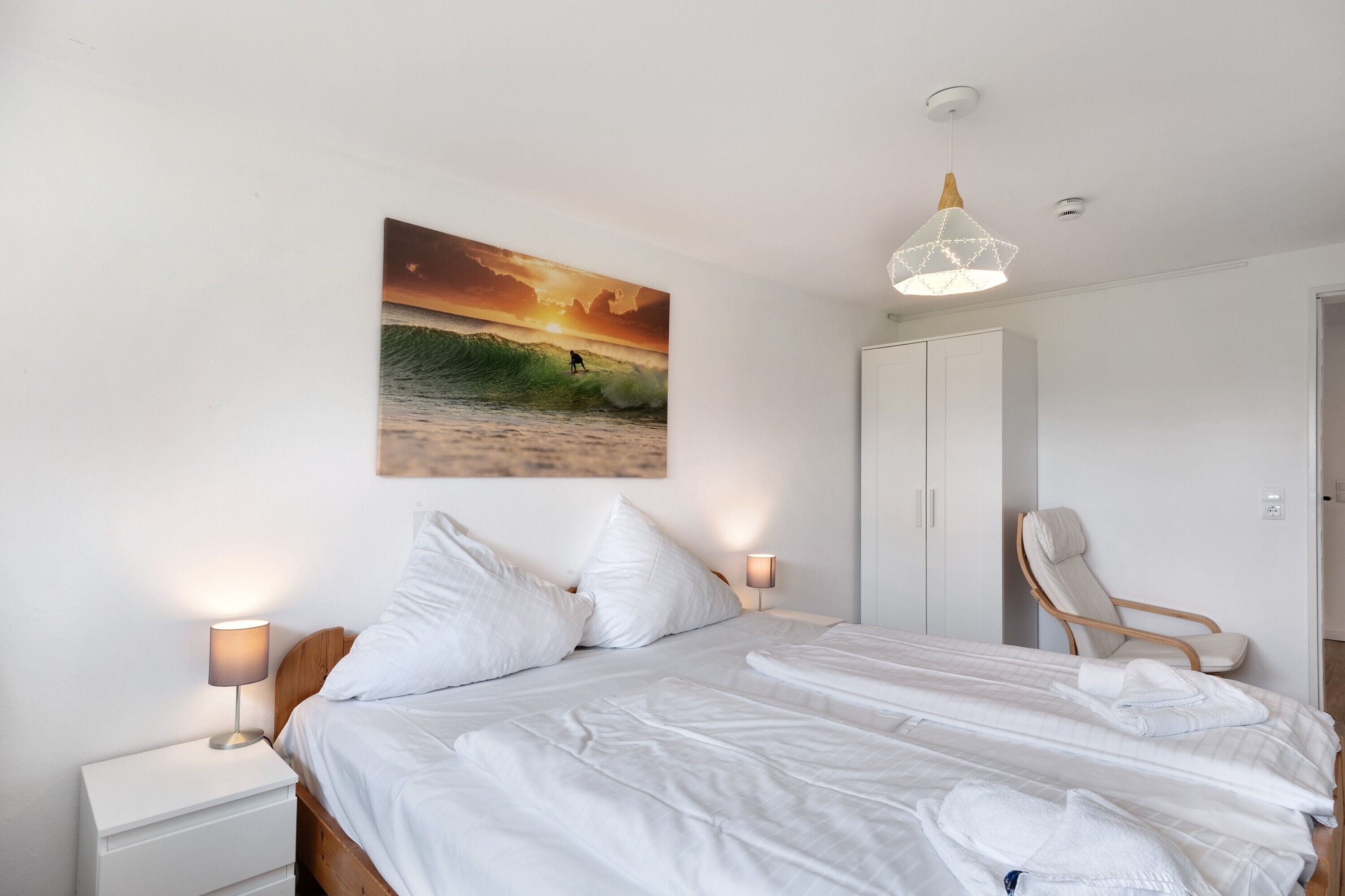 2 bedrooms, iron/ironing board, free WiFi
