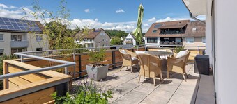 Apartment 'Zuhause Auf Zeit Weserlicht' with Shared Terrace, Balcony and Wi-Fi