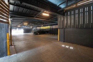 Free self parking, free valet parking