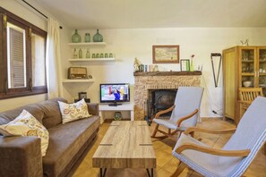 Living area - Nice holiday home with private pool (Manacor)