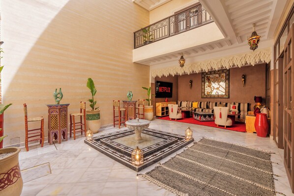 Living area - Riad Dar Arwa (Marrakech)