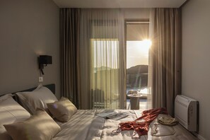 1 soverom, safe på rommet, strykejern/-brett og reiseseng for barn