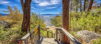 Spellbound Lakefront Lodge by Tahoe Getaways - 5 BR w Hot Tub, Buoy & Beach Access