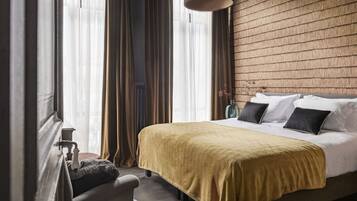 1 slaapkamer, een bureau, een strijkplank/strijkijzer, gratis wifi