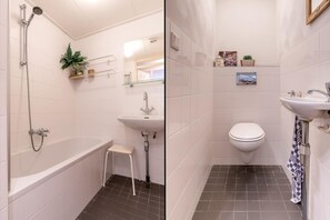 Regadera, amenidades de baño gratuitas, secadora de cabello, toallas 