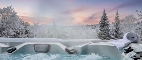 Bain à remous extérieur