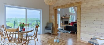 Chalet Neuf Avec Spa - Horizon Des Coteaux