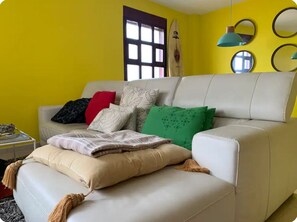 Living area - Apartamento Para 4 Personas en Playa Jardín Boiro, Puerto de Escarabote (Boiro)