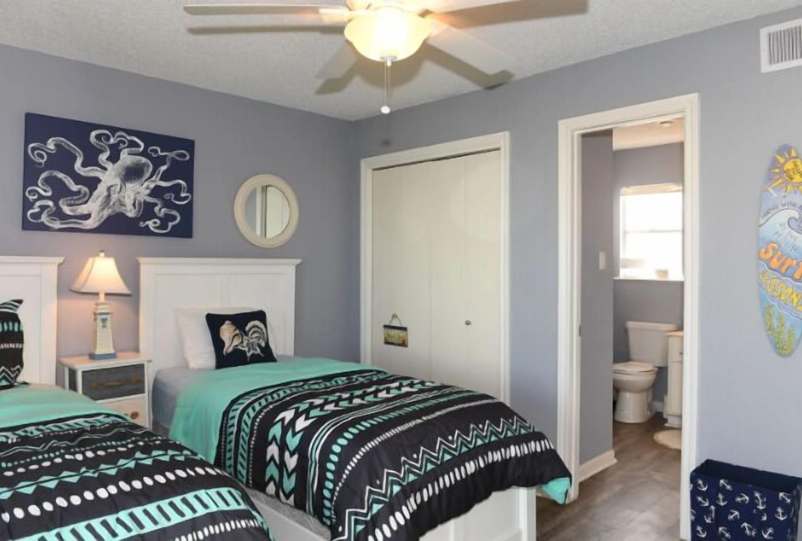 2 bedrooms, iron/ironing board, travel crib, WiFi