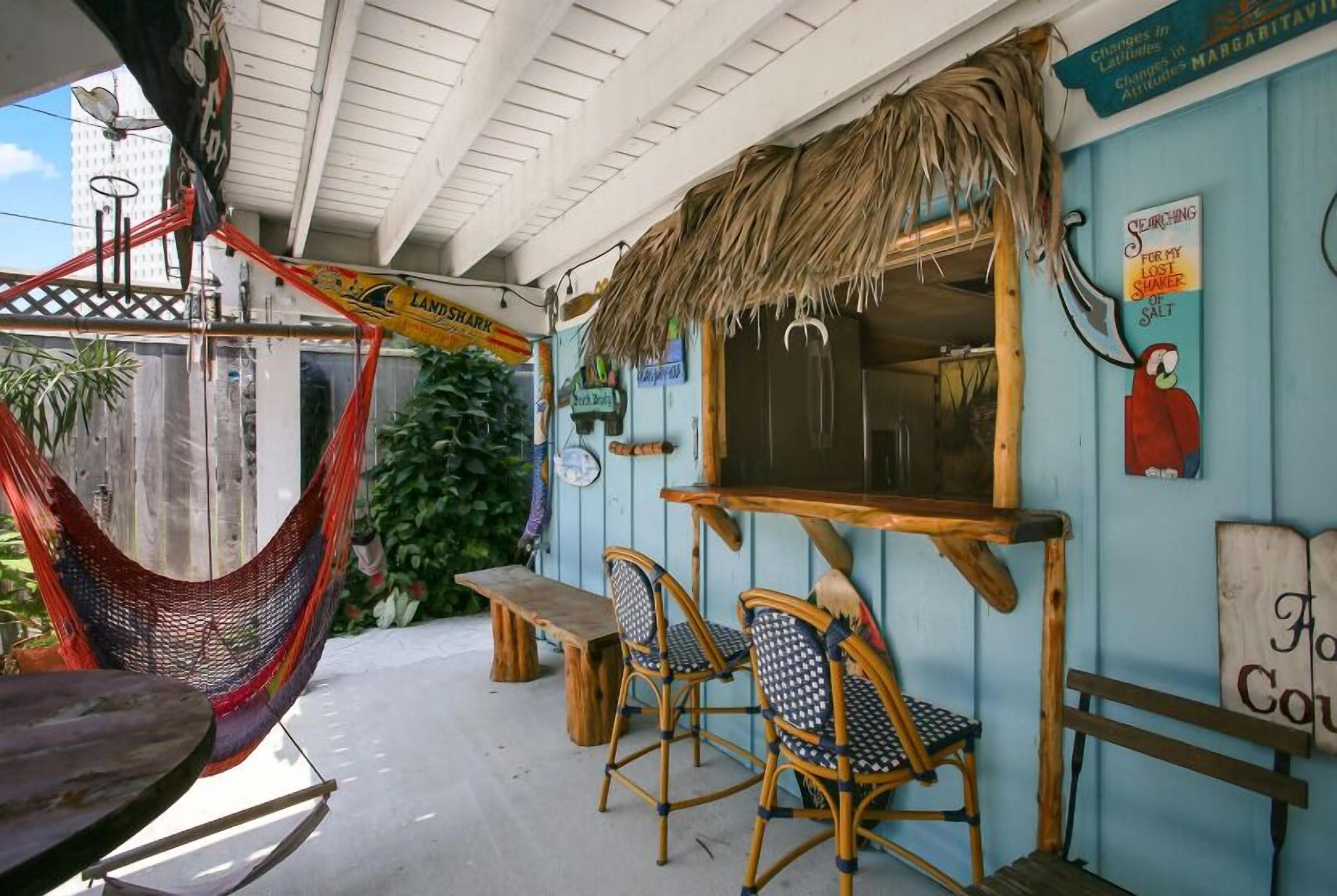 Welcome to "Tiki Turtle"! Outdoor Tiki Bar!