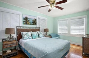 4 bedrooms, iron/ironing board, travel crib, WiFi