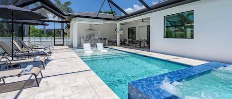 Una piscina climatizada