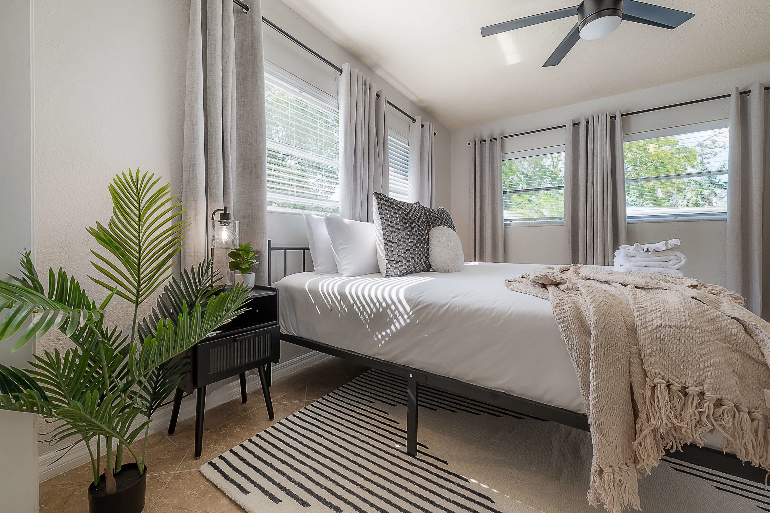 3 soveværelser, skrivebord, strygejern/strygebræt, Wi-Fi