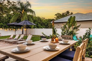 Restauration en plein air