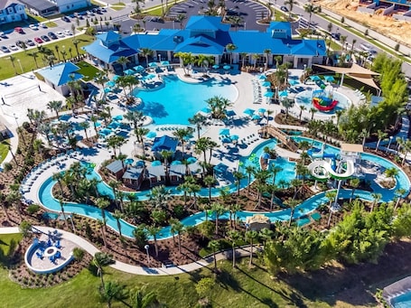 Vila, vários quartos | Piscina | Piscina aquecida. Paradise Point At Windsor Island Resort Orlando By Shine Villas 10 Bedroom Villa