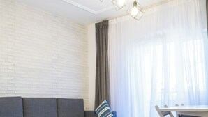 Comfort Apartment, Balcony | Living area | TV - Moise House - Kosher ApartHotel (Bucharest)