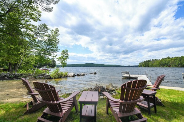 Property grounds - Recently updated home on Thompson Lake with gorgeous sandy beach! (Oxford)