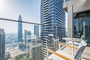 Outdoor dining - Luxurious 2BR at The Address Residences Dubai Opera Tower 1, Downtown Dubai by Deluxe Holiday Homes (Dubai)