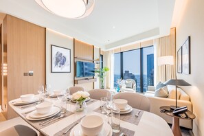 Dining - Luxurious 2BR at The Address Residences Dubai Opera Tower 1, Downtown Dubai by Deluxe Holiday Homes (Dubai)