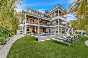 Exterior - Brand New Luxury Home! Canal Front with Pool, Spa, and Rooftop Deck with Stunnin (Anna Maria)