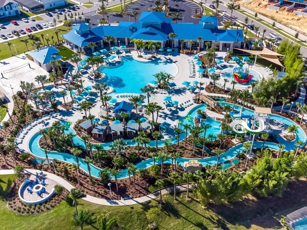 A heated pool - Welcome to Paradise Point 10 Bedroom Dream Home (Davenport)