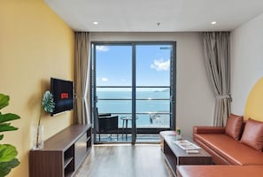 Luxury Apartment, 2 Bedrooms, Balcony, Sea View | Beach/ocean view - S Lux Apartment Virgo Nha Trang (Nha Trang)