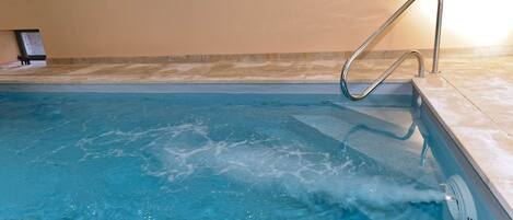 Indoor pool, a heated pool