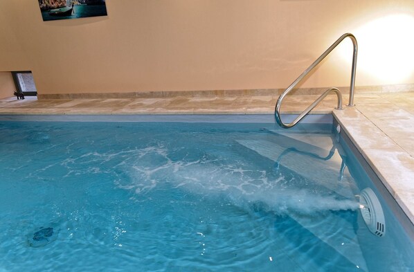 Indoor pool, a heated pool