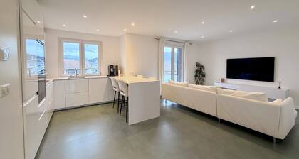 Modern Green & White - Apartment T3 60m2 Annecy - Parking Privé - Wifi - Netflix