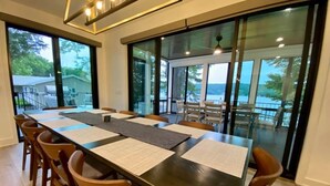 Dining - BRAND NEW 7 BR / 5 BA luxury home ON Keuka Lake just outside of Penn Yan! (Penn Yan)