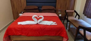 双人房 | 埃及棉床单、高档床上用品、免费 WiFi、特色家居