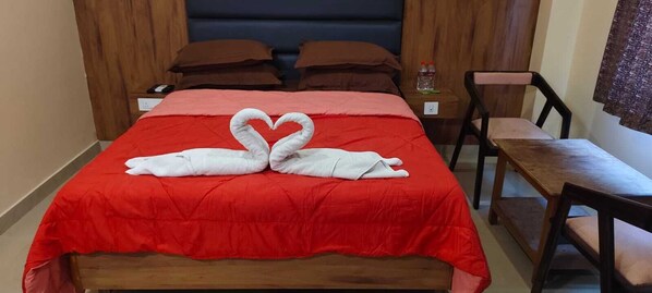 Doppelzimmer | Bettwäsche aus ägyptischer Baumwolle, hochwertige Bettwaren