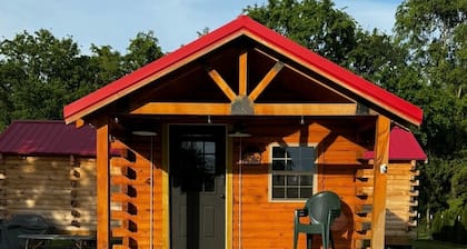 Cabin-sleeps FIVE: 5 min drive to Clinton, IA Riverfront -TAILGATE & TALL BOYS
