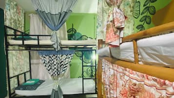 Shared Dormitory | Desk, laptop workspace, free WiFi, bed sheets