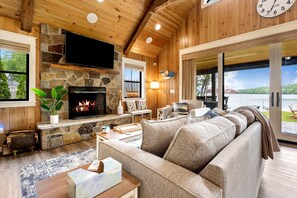 智能電視、壁爐