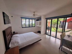 4 bedrooms, iron/ironing board, travel cot, WiFi