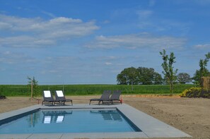 Pool - Romantic lodge in Durbury with a spa (Durbuy)