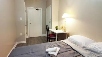 2 habitaciones, escritorio, wifi gratis y ropa de cama